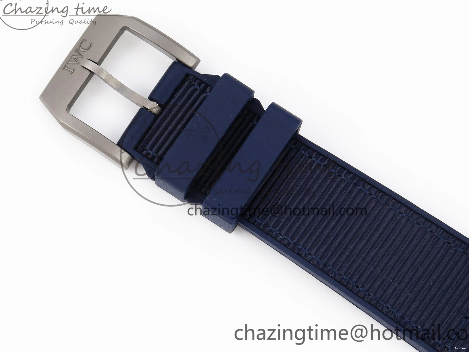 MIROTIME 0418 Original Pilot’s Watch Laureus Blue Ceramic IW328101 ZF 1:1 Best Edition on Blue Nylon Strap A 7027